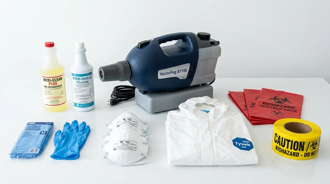 Professional biohazard remediation crew working in Coldstream Homestead Montebello