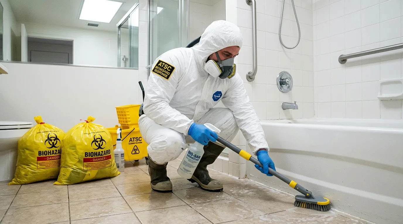 Decontamination equipment deployed for Blood Cleanup in Coldstream Homestead Montebello